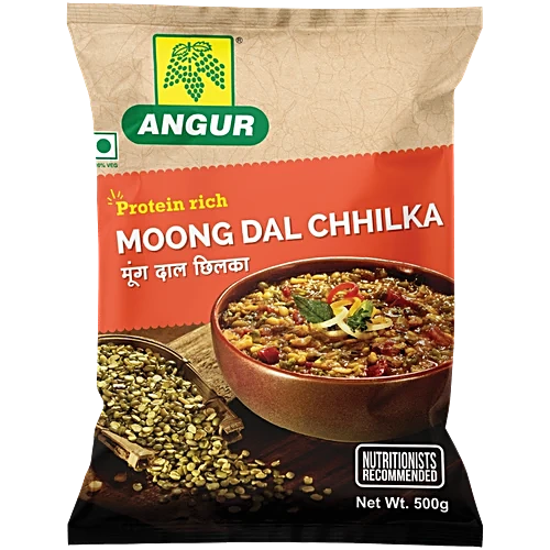 ANGUR PROTEIN RICH MOONG DAL CHHILKA 500 G