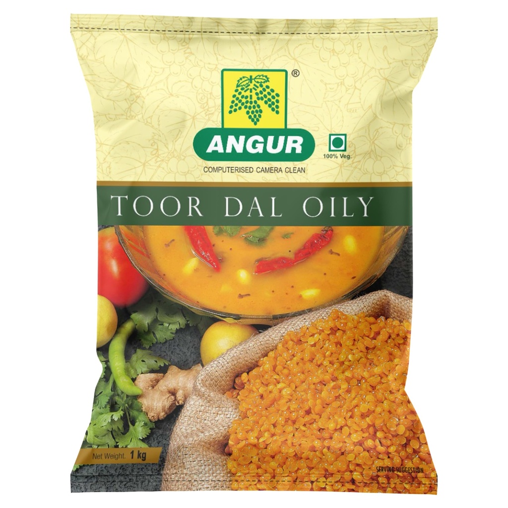 ANGUR TOOR DAL OILY 1 KG 