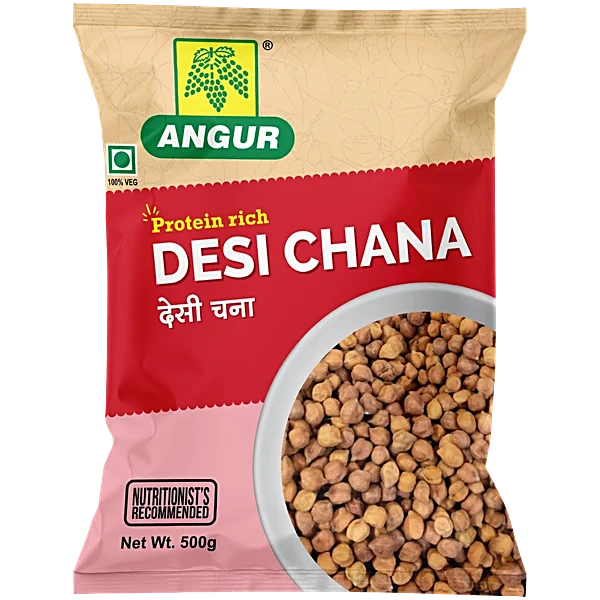 ANGUR PROTEIN RICH DESI CHANA 500 G