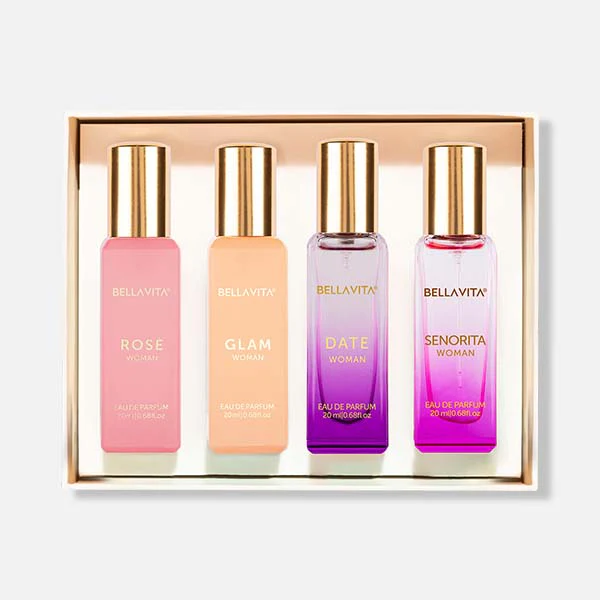 Bellavita Perfume Gift Set For Women 80ml (4N x 20ml)